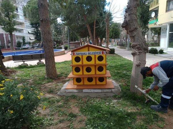 Bayraklı Belediyesi ilçedeki kedi evlerinin sayısını 20'ye çıkardı