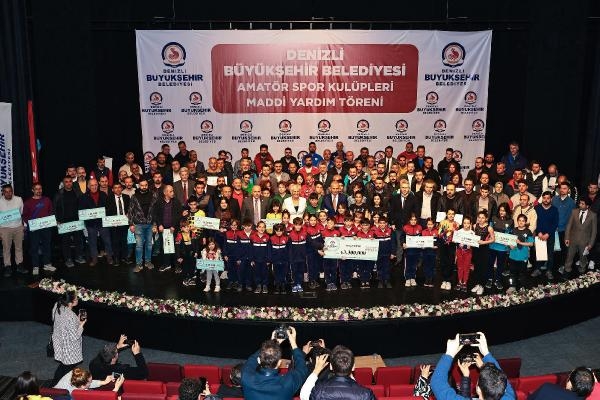 Denizli Büyükşehir Belediyesi'nden amatör spor kulüplerine destek