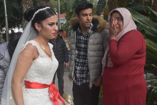 Depremzede çift Bodrum'da evlendi