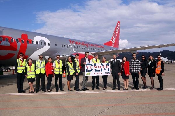 Dalaman'a havadan yılın ilk turist kafilesi geldi