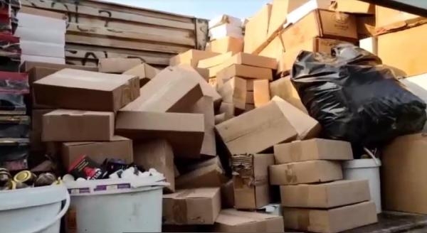 İzmir'de ele geçirilen 27 ton sahte ürün imha edildi