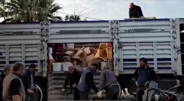 İzmir'de ele geçirilen 27 ton sahte ürün imha edildi