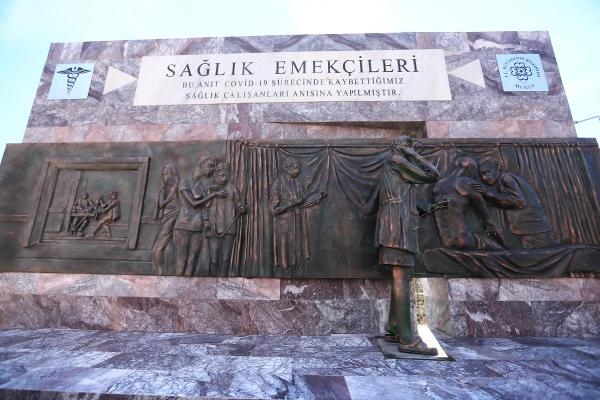 Muğla'da 'Sağlık Emekçileri Anıtı' açıldı