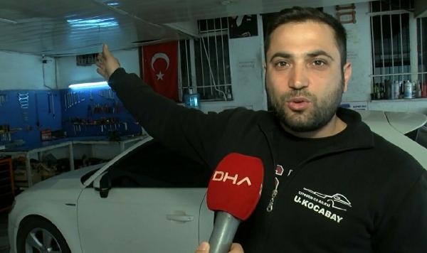 Çikolata yiyip enerji içeceği içerek malzemeleri çaldı