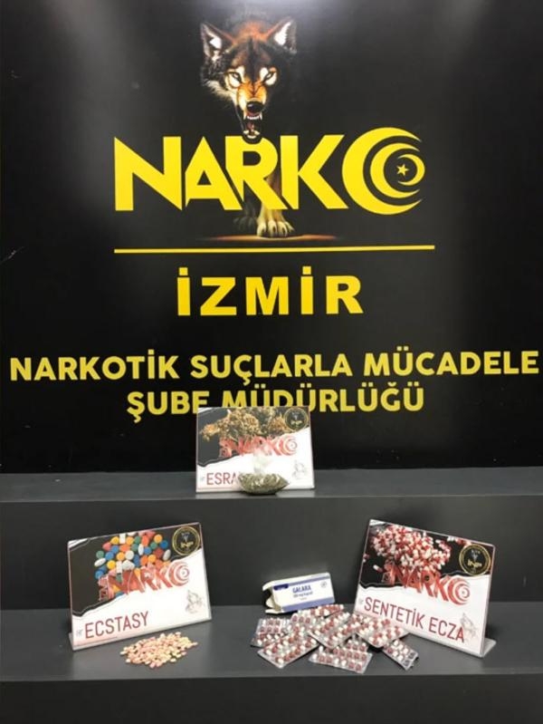 İzmir'de uyuşturucu operasyonlarında 91 tutuklama
