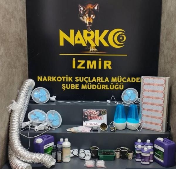 İzmir'de uyuşturucu operasyonlarında 91 tutuklama