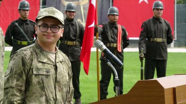 Balıkesir'de 28 engellinin günlük askerlik sevinci