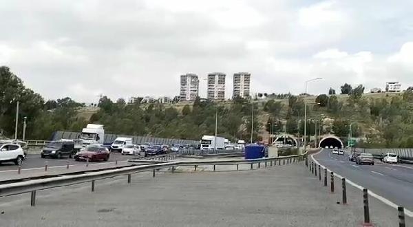 İzmir'deki tünelde korku dolu anlar
