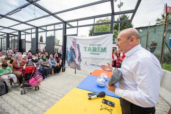 Mahalle bostanı için kura çekildi