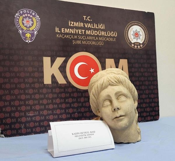 2 bin yıllık heykel başı bulaşık makinesinden çıktı