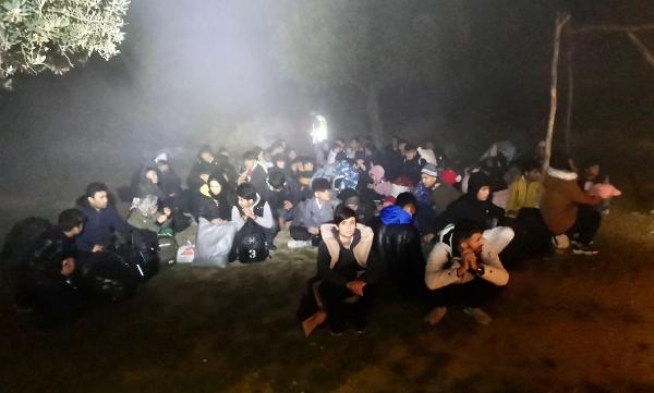 48 günde 1386 kaçak göçmen göçmen yakalandı