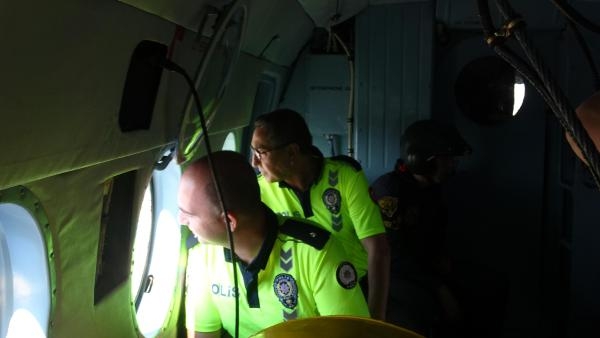 Aydın'da helikopter destekli denetim