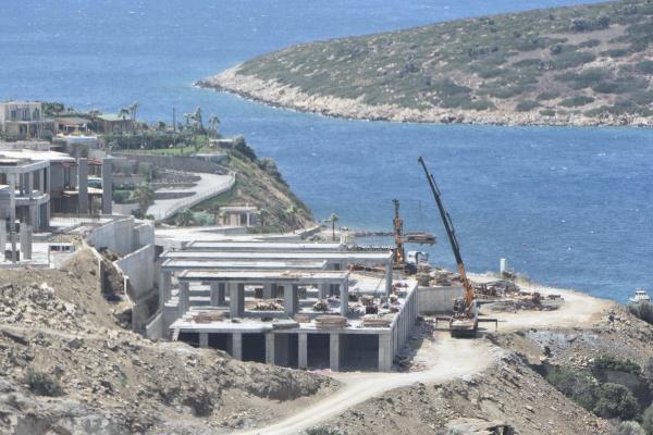 Bodrum'da 531 firmaya işlem yapıldı, inşaat çalışmaları durmadı