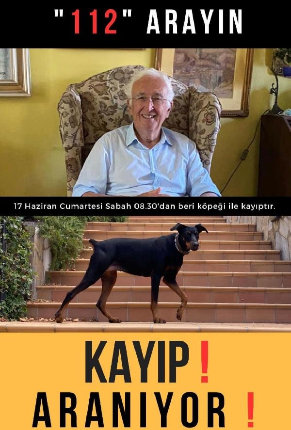 Dünya Bankası'ndan emekli Berzeg ve köpeği 8 gündür kayıp