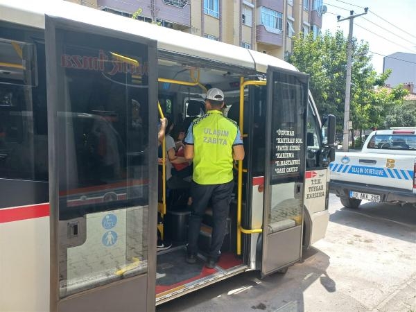 Balıkesir'de belediyeden toplu taşıma araçlarında klima denetimi