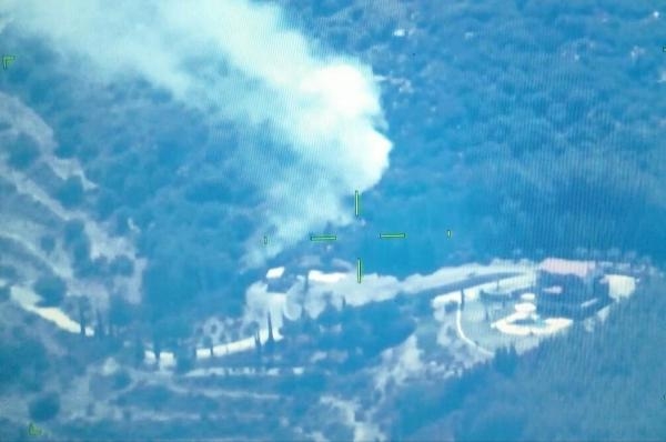 Datça'da makilikte başlayan yangın ormana sıçradı