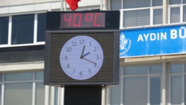 Off... Çok sıcak! 45 dereceyi gördük