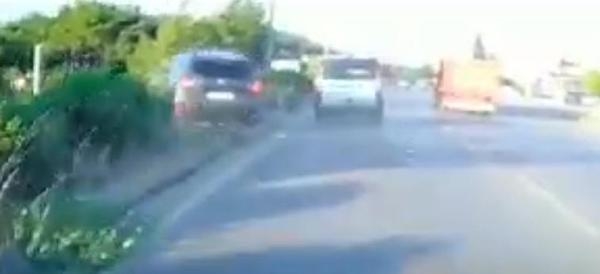 İşte o kazanın görüntüleri