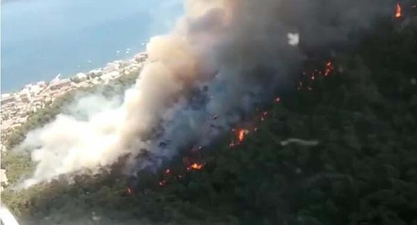 Muğla'da büyük yangınların yıl dönümünde orman yangını