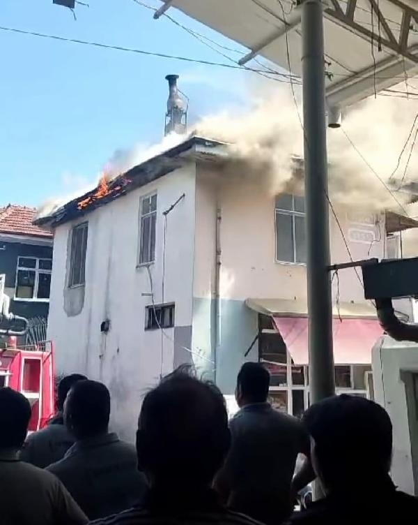 Orman yangını değil, fırın yangını