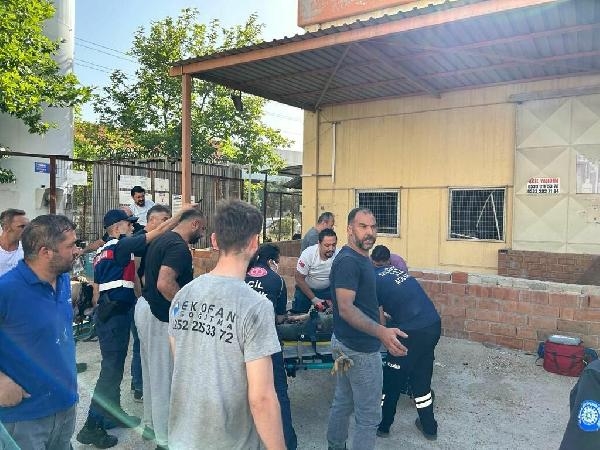 Patlamada yanarak öldü