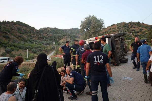 Türbe ziyareti dönüşü kaza: 20 öğrenci yaralı