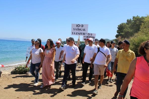 Ümit Özdağ, partisinin 100. Yıl Cumhuriyet Doğa Yürüyüşü'ne katıldı