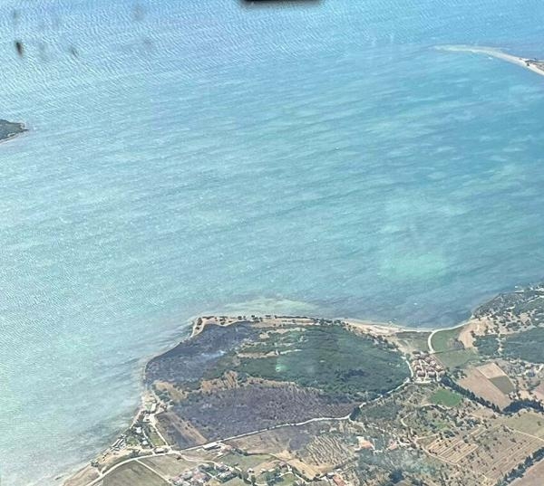 Urla'da maki yangını büyümeden söndürüldü