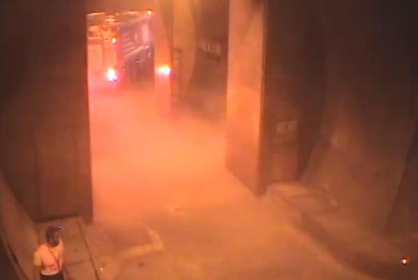 Bayraklı Tünelleri'nde yangın söndürme tatbikatı