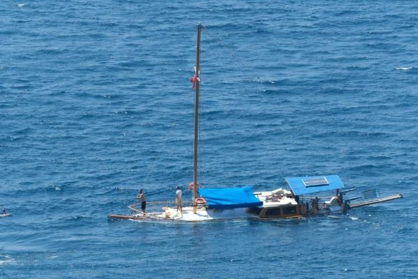 Bodrum'da gulet battı, 3 kişi kurtarıldı