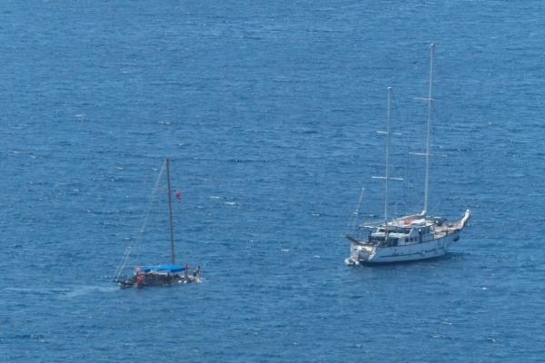 Bodrum'da gulet battı, 3 kişi kurtarıldı