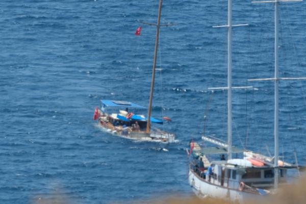 Bodrum'da gulet battı, 3 kişi kurtarıldı