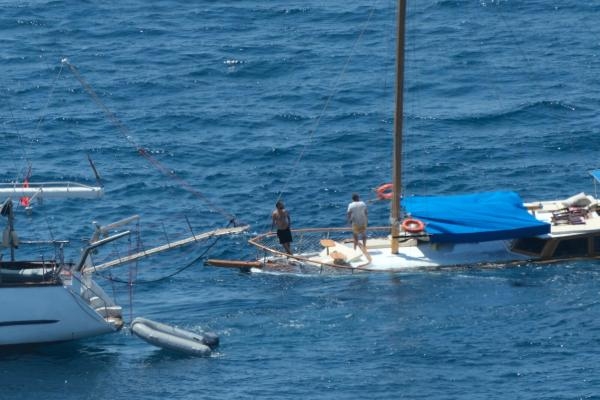 Bodrum'da gulet battı, 3 kişi kurtarıldı