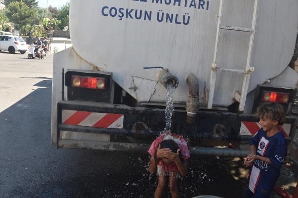 Bodrum'da tankerle su dönemi
