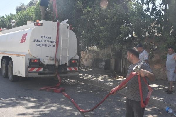 Bodrum'da tankerle su dönemi