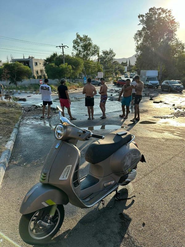 Bodrum'daki patlama kamerada