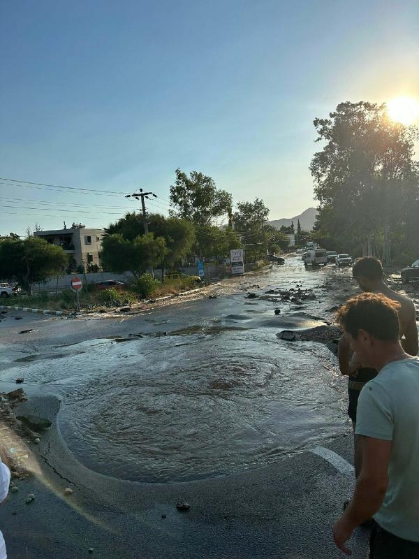 Bodrum'daki patlama kamerada