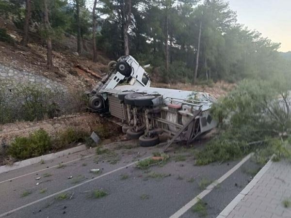 Doğal gaz tankeri Sakar geçidinde alt yola düştü