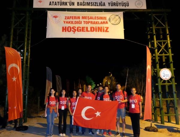 Dokuz Eylül Üniversitesi, Zafer Yürüyüşü için Afyon Kocatepe'de