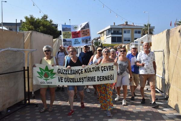 Güzelbahçe sahilinde 'Havlunu Kap Gel' eylemi