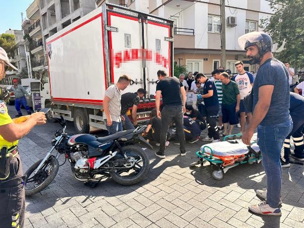İki motosiklet kafa kafaya böyle çarpıştı