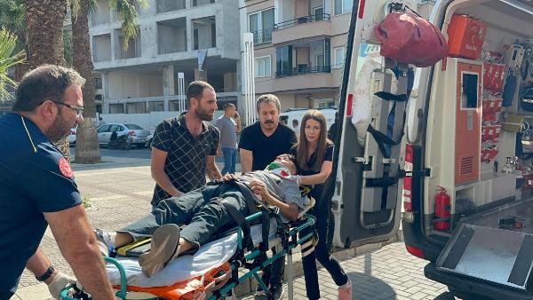 İki motosiklet kafa kafaya böyle çarpıştı