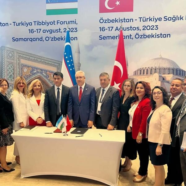 Rektör Budak, Türkiye- Özbekistan Sağlık İş Forumu ve Fuarına katıldı
