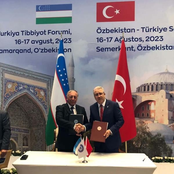 Rektör Budak, Türkiye- Özbekistan Sağlık İş Forumu ve Fuarına katıldı