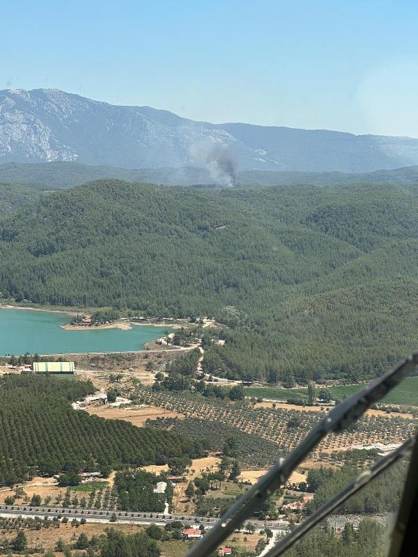 Ula'da orman yangını