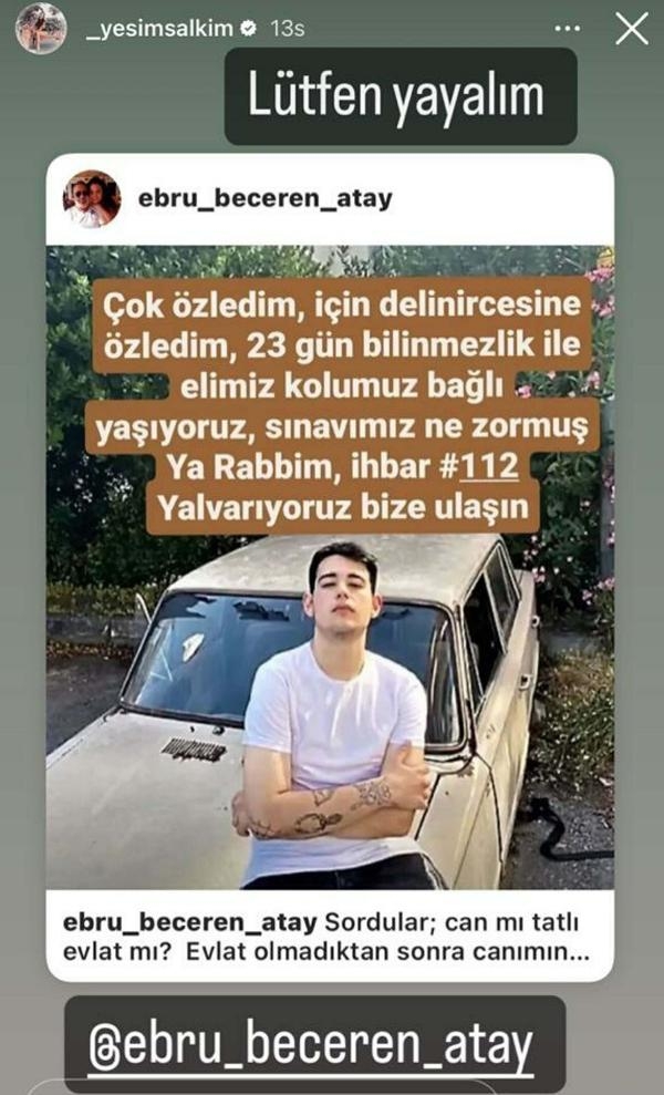Ünlü isimlerden Veli Eren paylaşımı