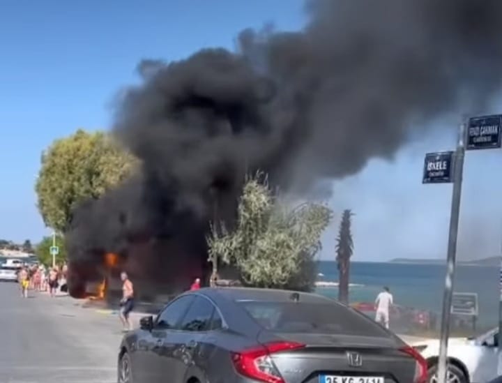 Plajda korku dolu saatler!