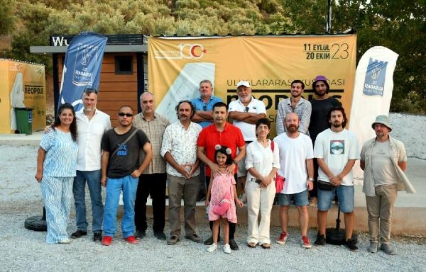 4. Uluslararası Kuşadası Neopolis Heykel Sempozyumu başladı