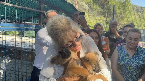 Ajda Pekkan Bodrum'da hayvan barınağını gezdi: Sokaktakileri de korumak lazım