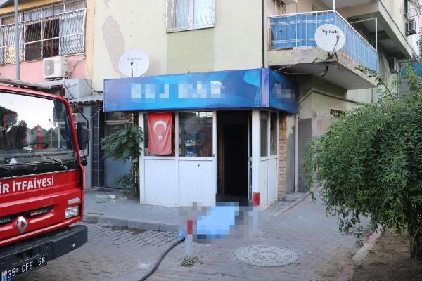 İzmir'de barda yangın: 1 ölü, 1 ağır yaralı 